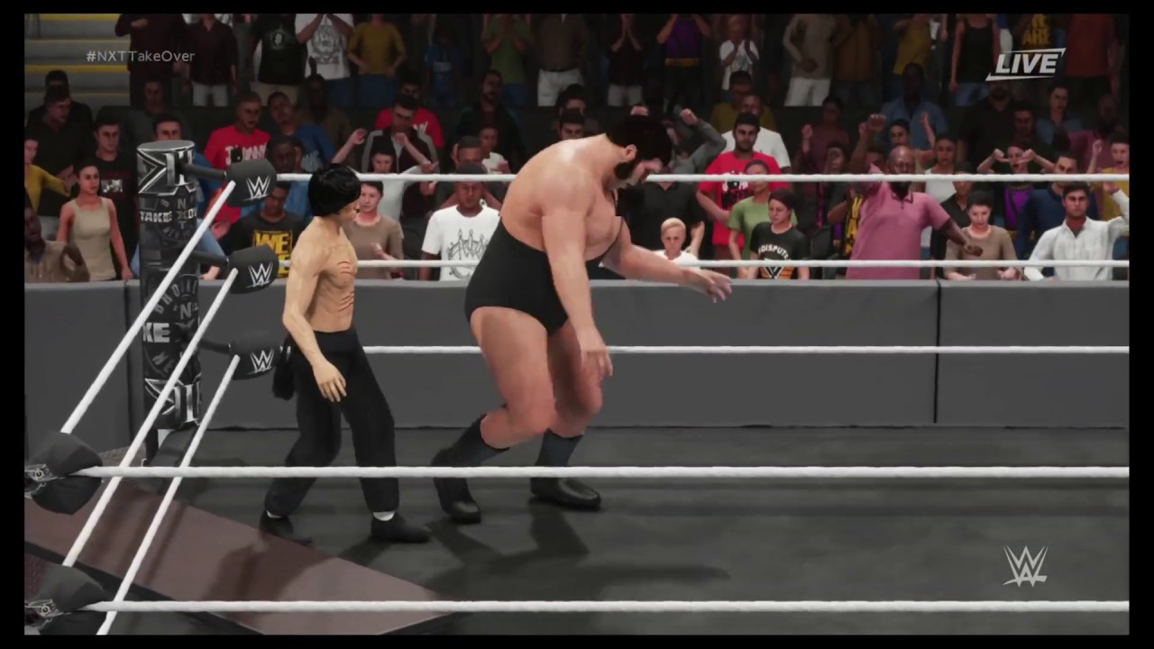 Bruce Lee vs. Andre The Giant (WWE 2k19) - CPU vs. CPU - Epic Battle 💯 🐲 - Dragon Fights 🐉