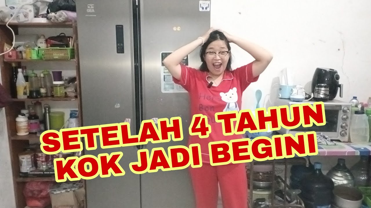 KULKAS GEA SIDE BY SIDE G2D 563 SETELAH 4 TAHUN PEMAKAIAN