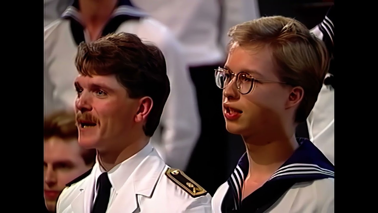 Seemannschor der Marineversorgungsschule List auf Sylt 10.12.1987