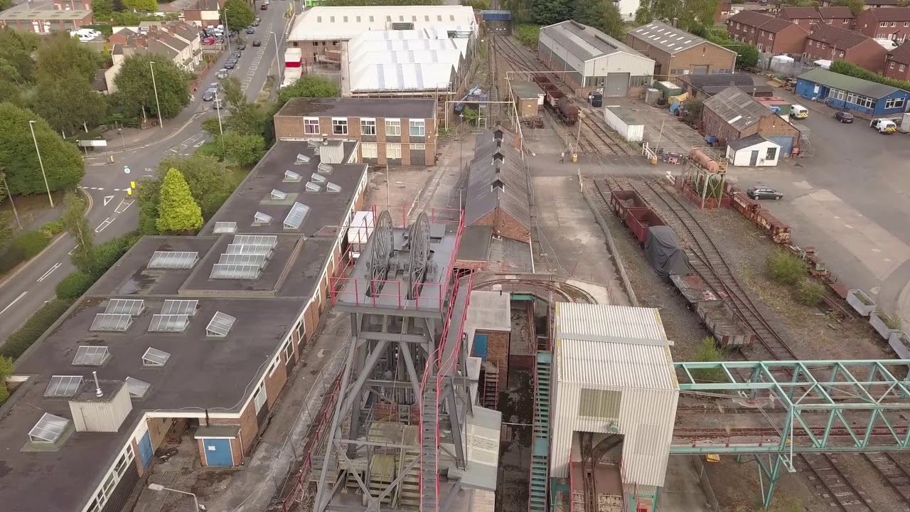 The old Snibstone Colliery in Coalville.