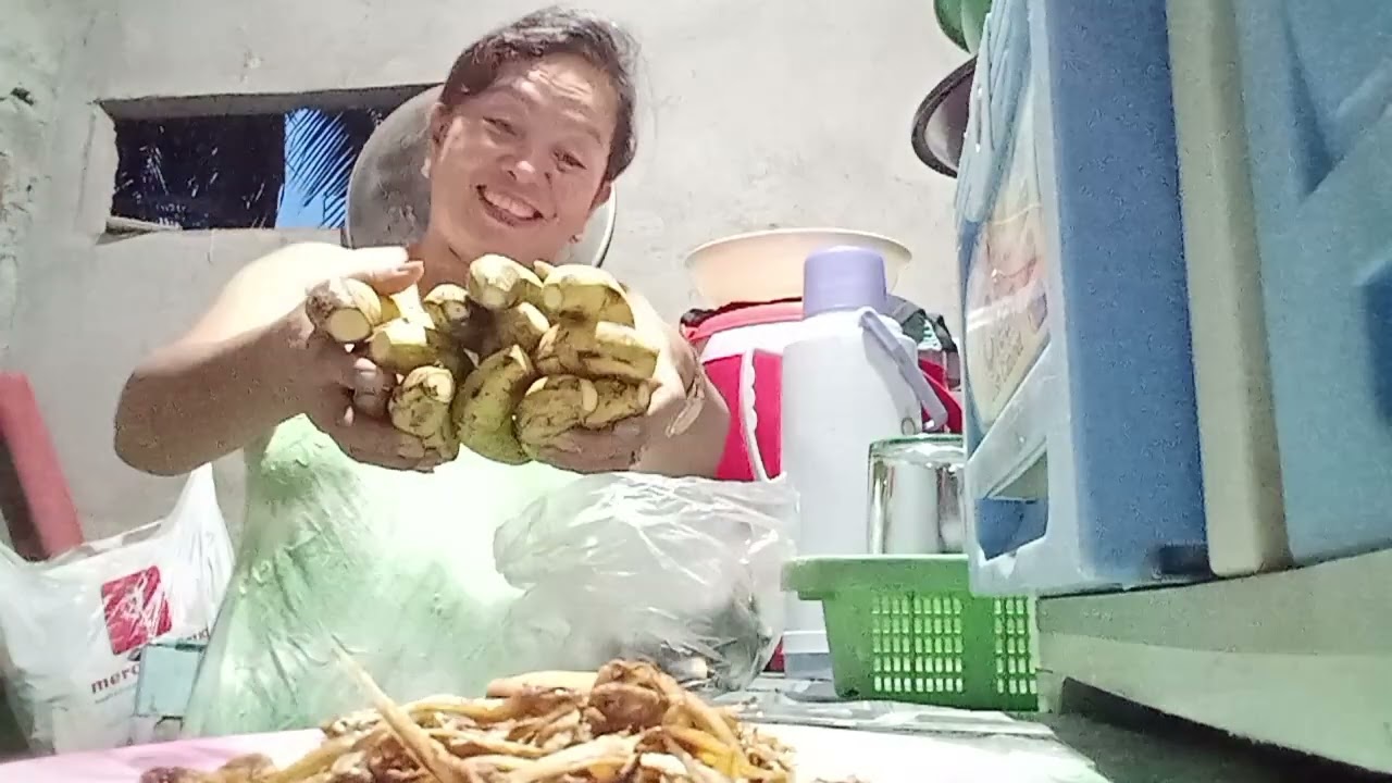 kaherapvlog nag luto nang pusit mayron pang saging