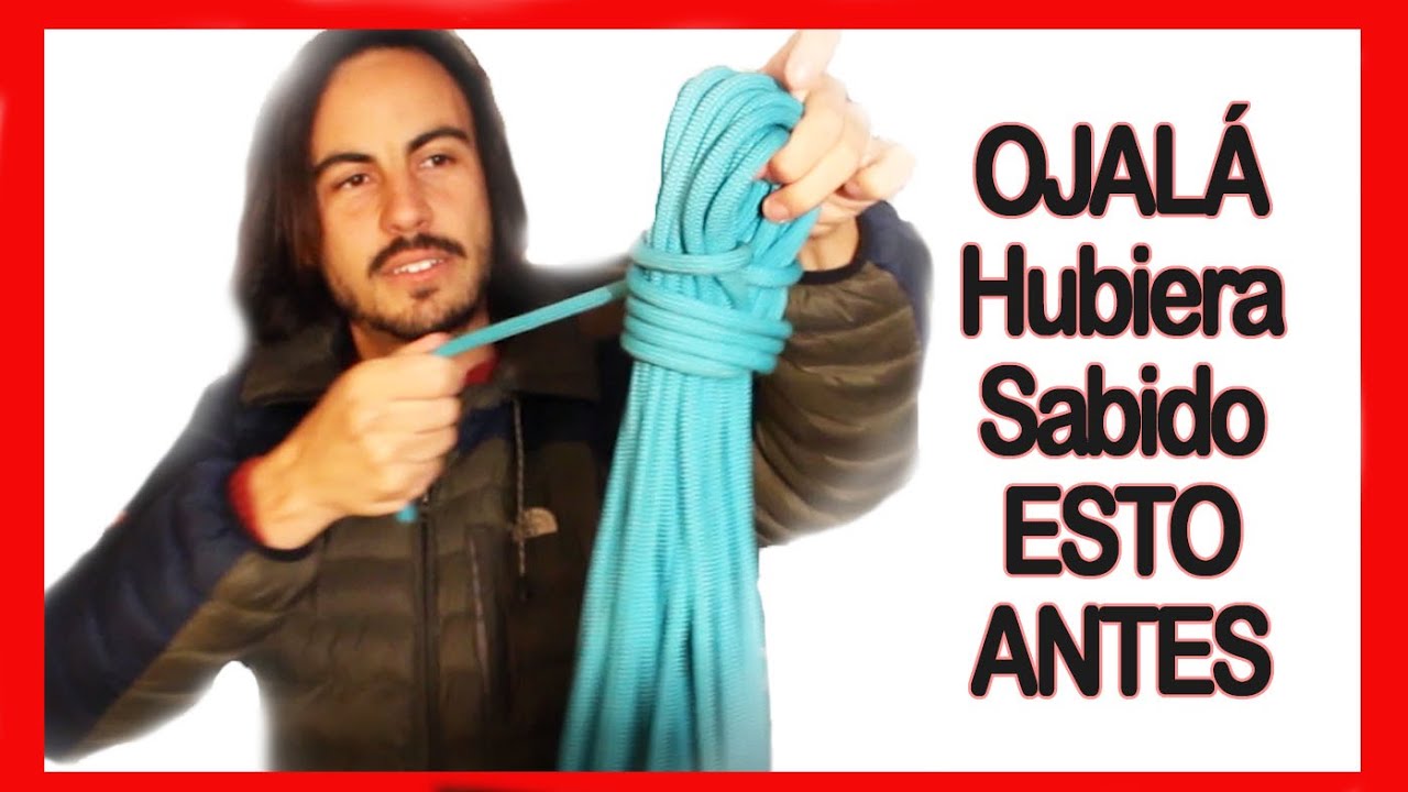RECOGER una CUERDA como #1 PRO (3 formas Sencillas de Doblar la cuerda de escalada)
