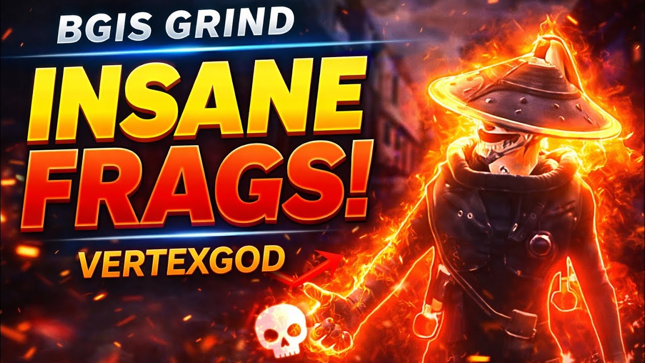 GRIND FOR BGIS 🔥FRAGGS BY VERTEXGOD| 
