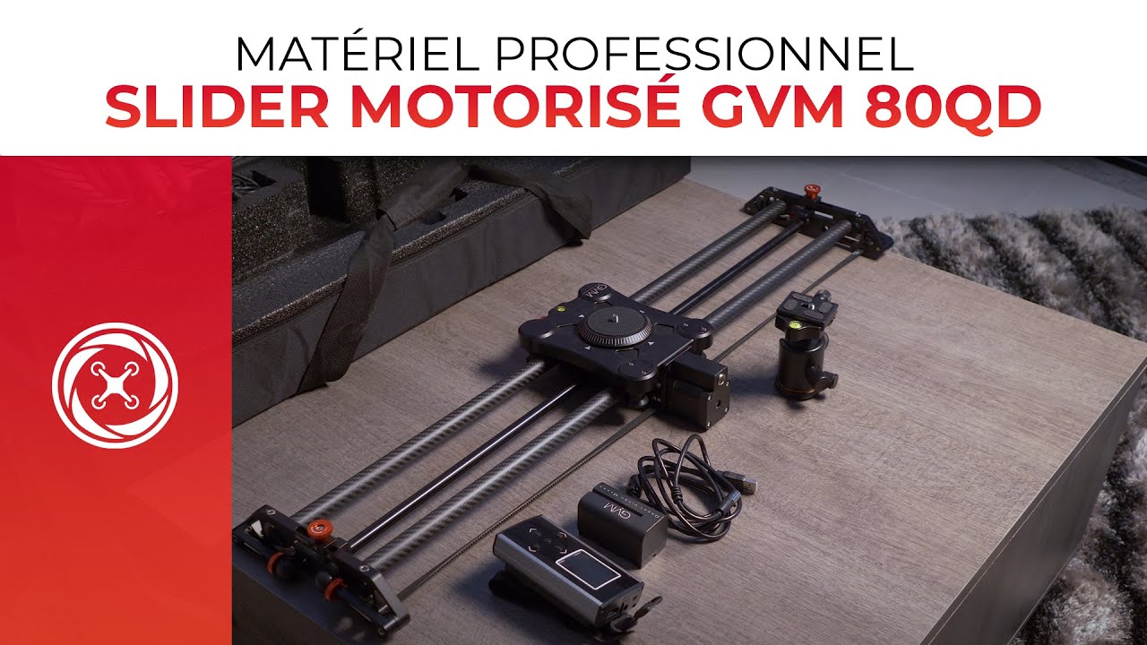 Un SLIDER MOTORISÉ PAS CHER pour vos vidéos ? GVM 80QD