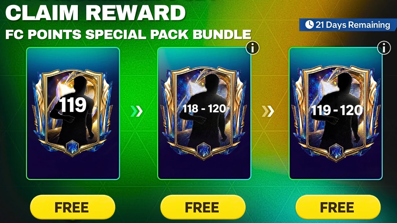 20 000 FC Points, СОБЫТИЕ TOTS и открытие бесплатных наборов с наградами &mdash; FC Mobile