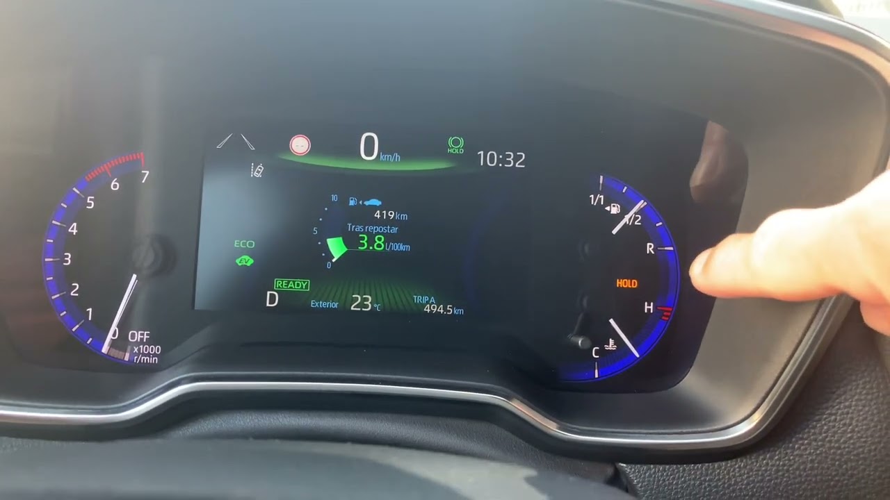 Funcionamiento botón “hold” en Toyota Corolla