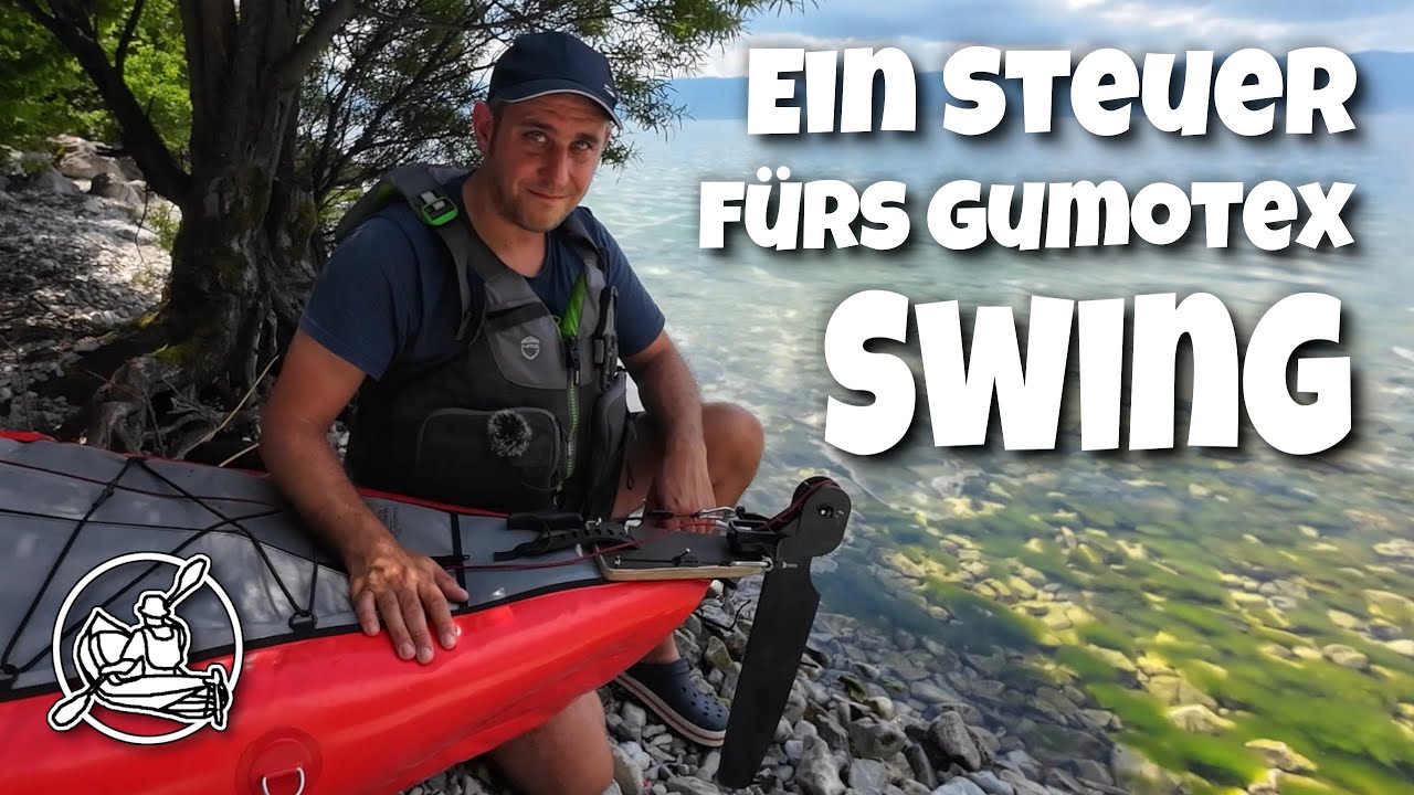 Ein Steuer am Gumotex Swing: funktioniert das?