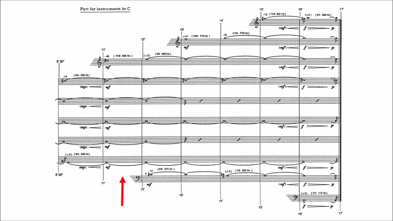 James Tenney:  Critical Band, version for 9 sine waves