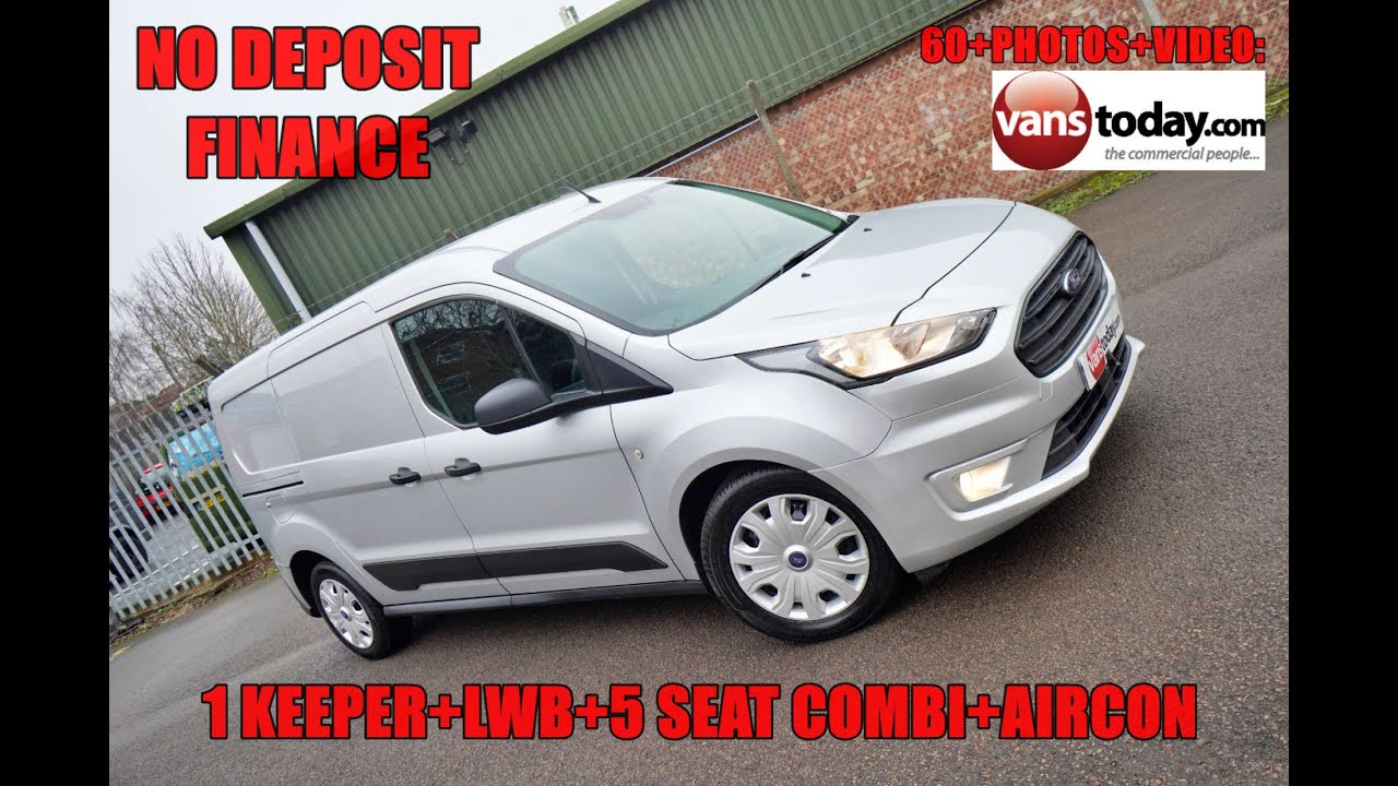 What a versatile van! 2021 Ford Transit Connect L2 5 seat crew van with Air Con