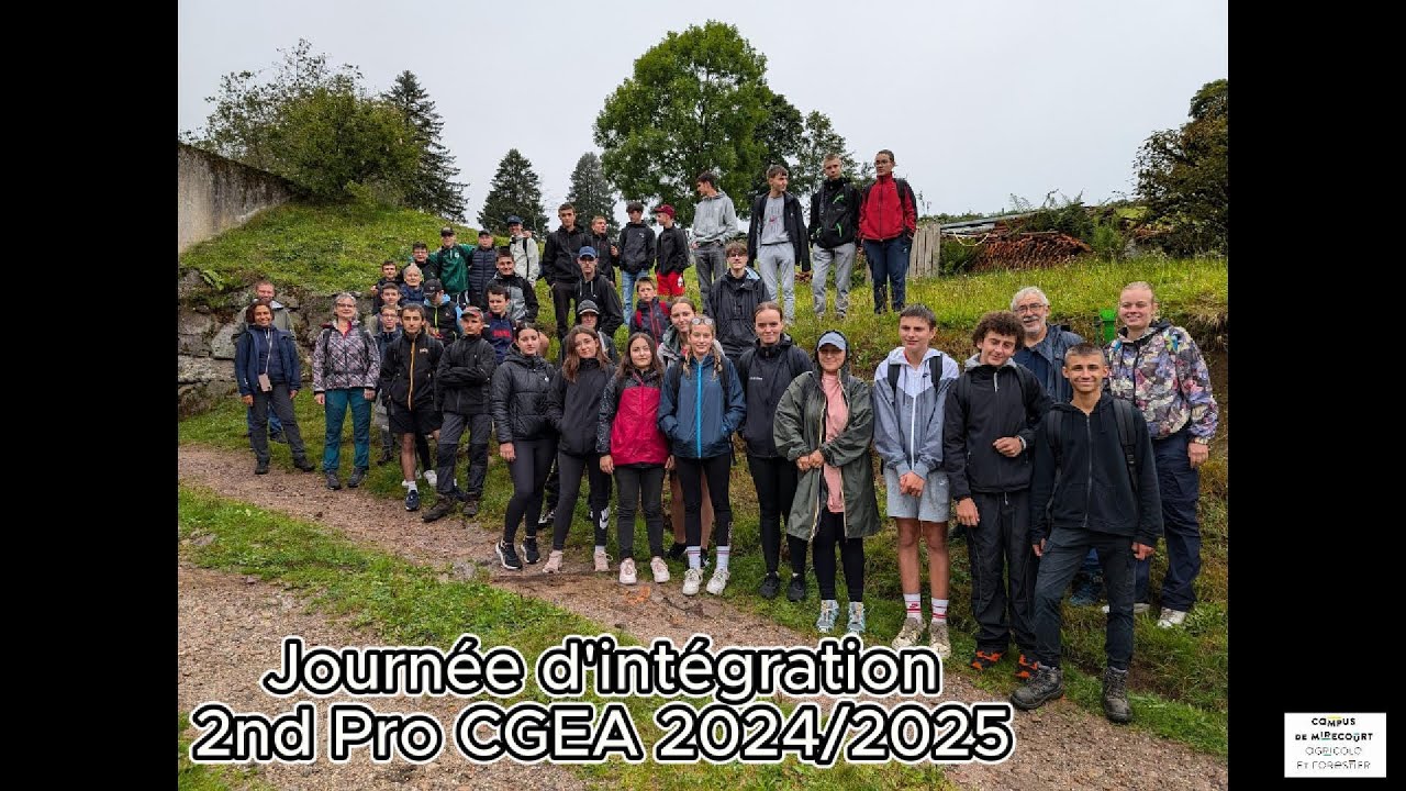Journée d’intégration pour les 2nd Bac Pro CGEA du Campus de Mirecourt Agricole et Forestier