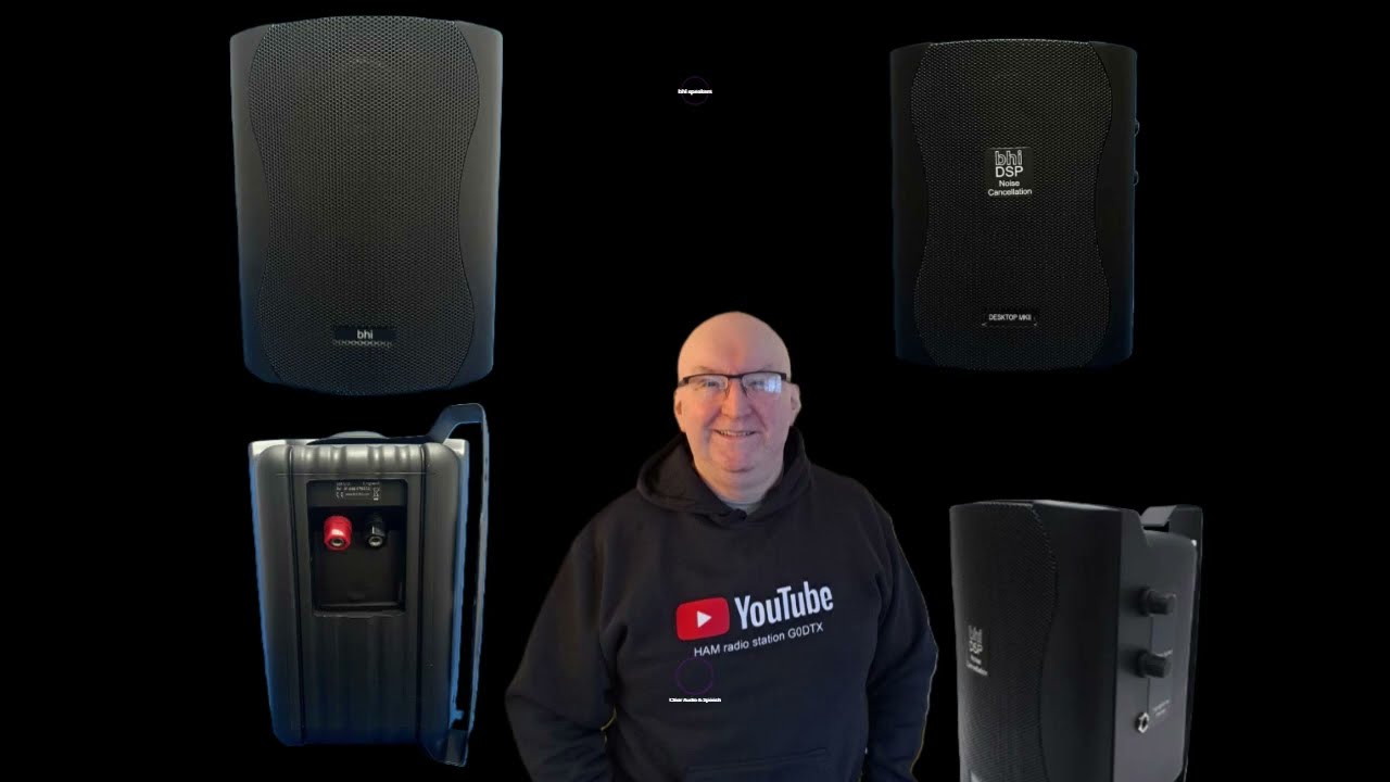 BHI Desktop DSP Noise Cancelling Speaker Mk2 and BHI EXTSPK25