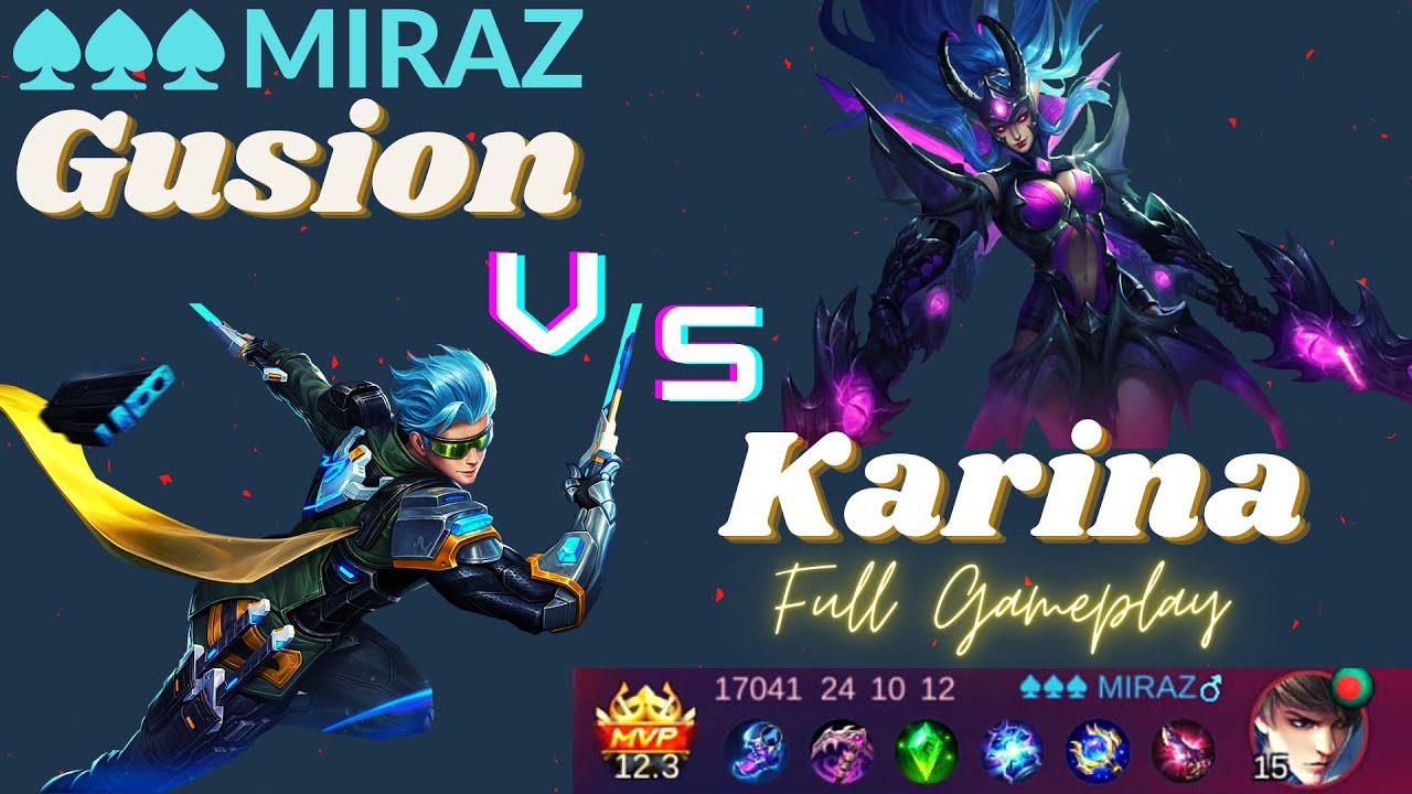 Global Gusion Insane Gameplay by Miraz | Arif Ahmed Gaming | Mobile Legends Gusion