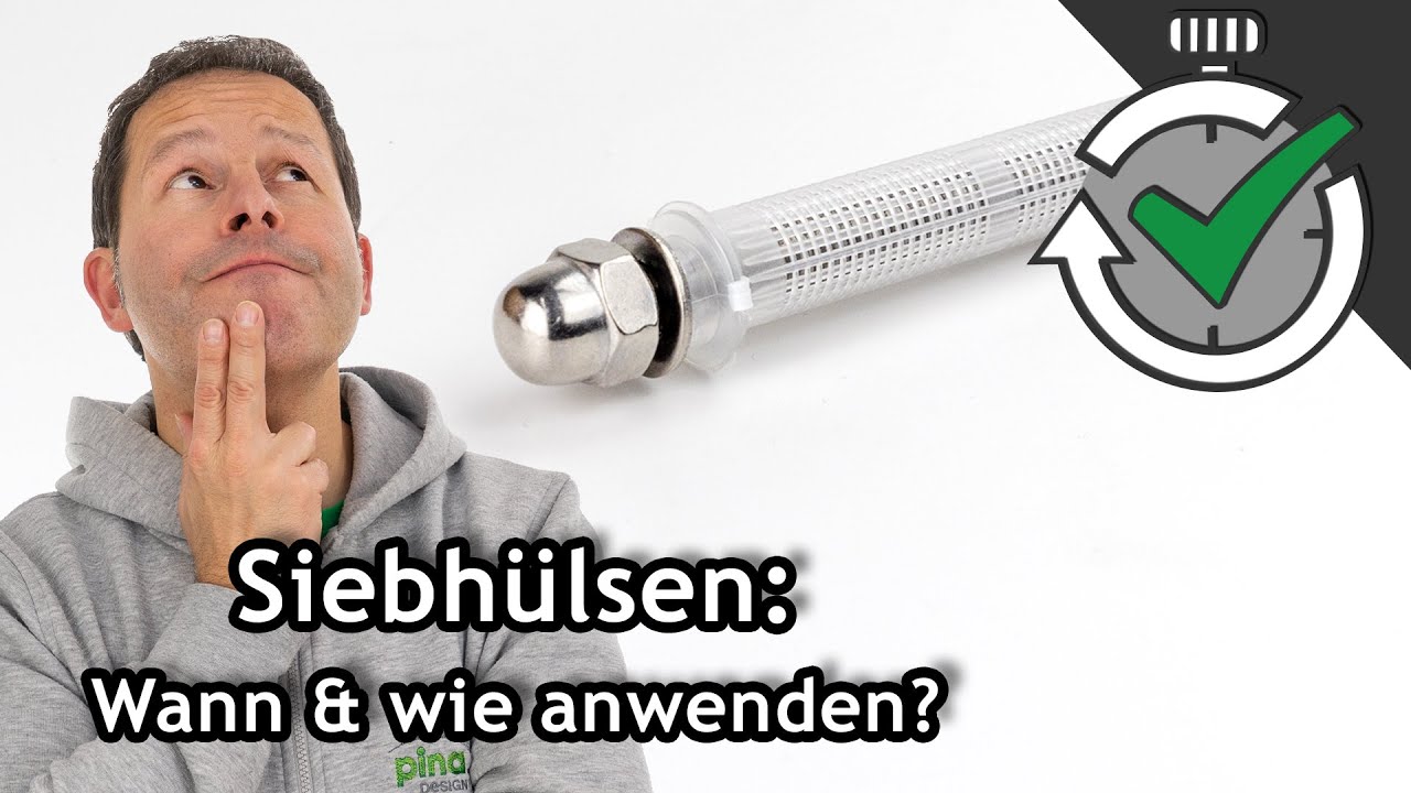 Siebhülsen-Anwendung: Wann & wie sollte man diese einsetzen? | Quick Tips ☀️ Pina