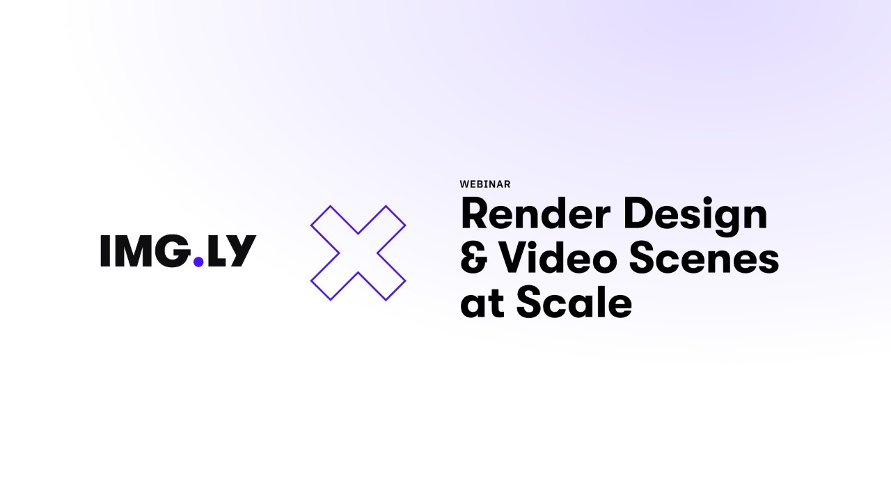 Render Design & Video Scenes at Scale with CE.SDK Renderer | Webinar