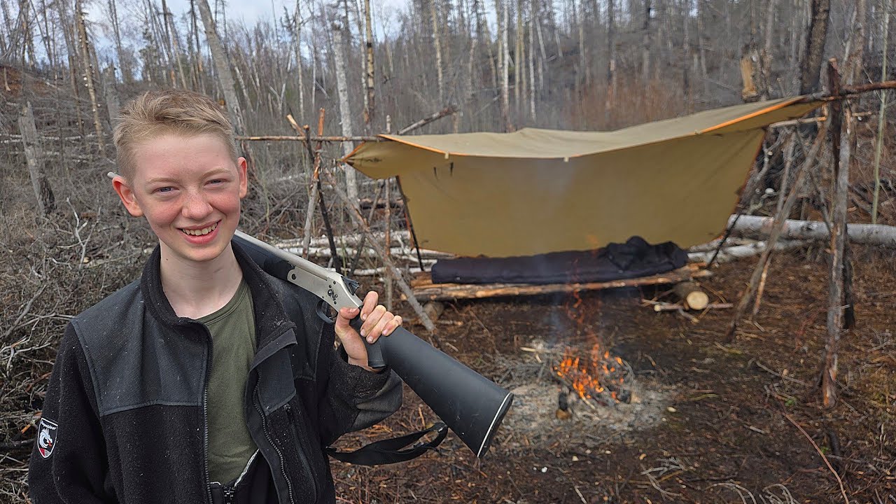 My 1st Bushcraft Camping Trip in Alaska 