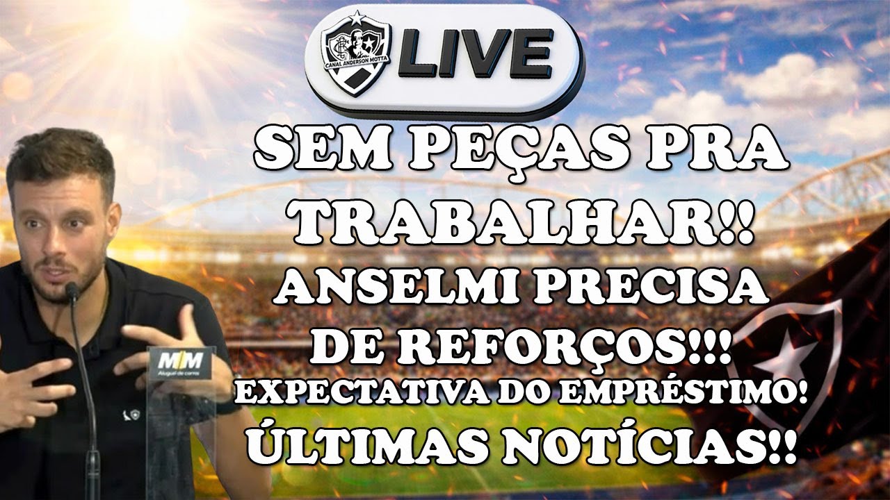 LIVE ALVINEGRA RAIZ - ANSELMI PRECISA DE REFORÇOS!EXPECTAVIA DO EMPRÉSTIMO!ÚLTIMAS NOTÍCIAS DO FOGÃO