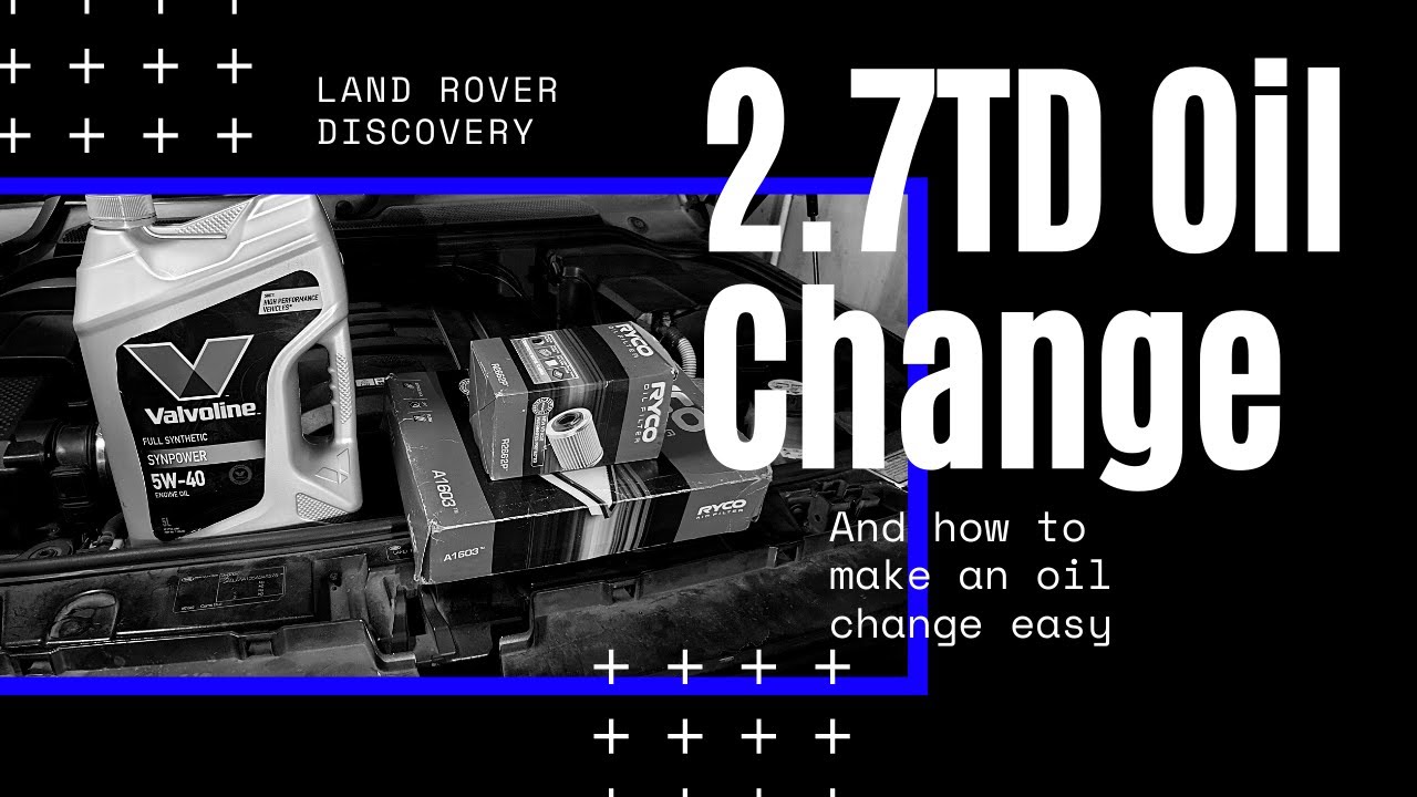 LR3 Discovery 2.7TD Engine Oil Change | The easy way with no mess | Oil drain valves