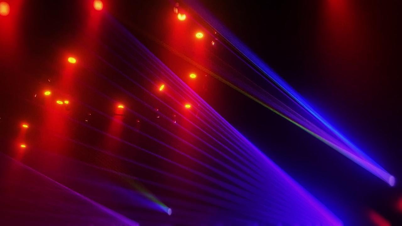 Laser Stage Lights for Party | 8 Hours of Flashing Colorful Background • 4K 60FPS