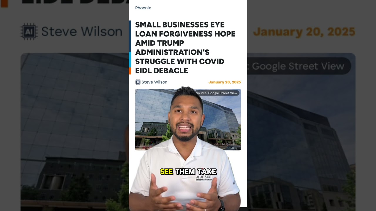 Is EIDL forgiveness closer than we think? #eidl #sba #loans #smallbusiness #businessowner