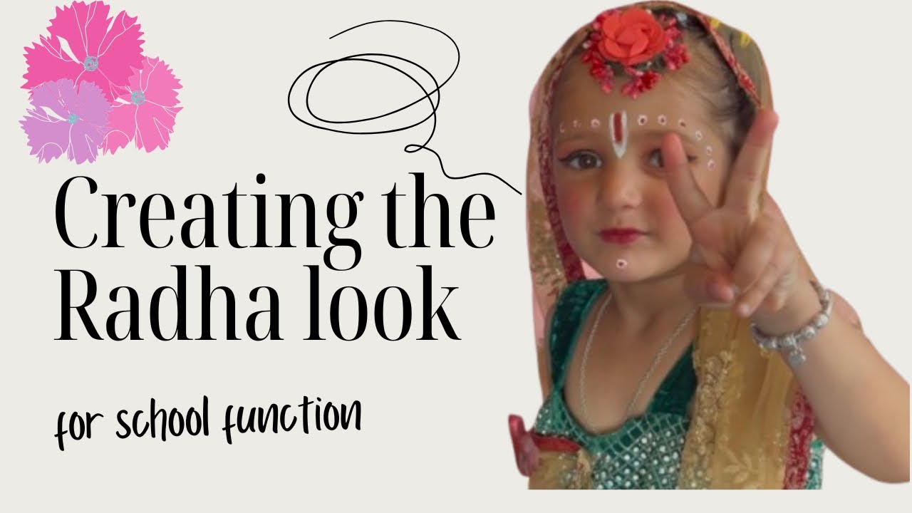 Krishna janmastami special | Radha look 