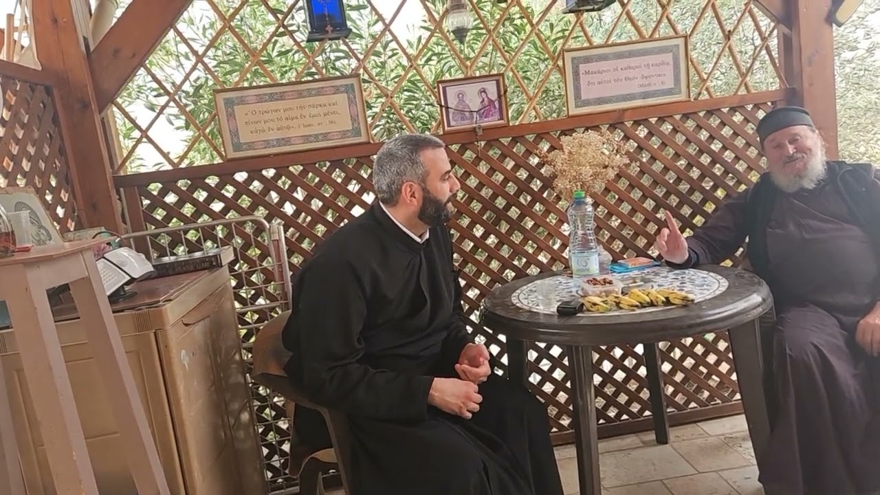 Interviu alaturi de pr Calinic de la Manastirea Sf. Sava - Palestina 17.03.2024