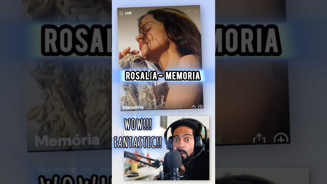 reaction ROSALIA MEM&Oacute;RIA singing in Portuguese!! wow amazing!!