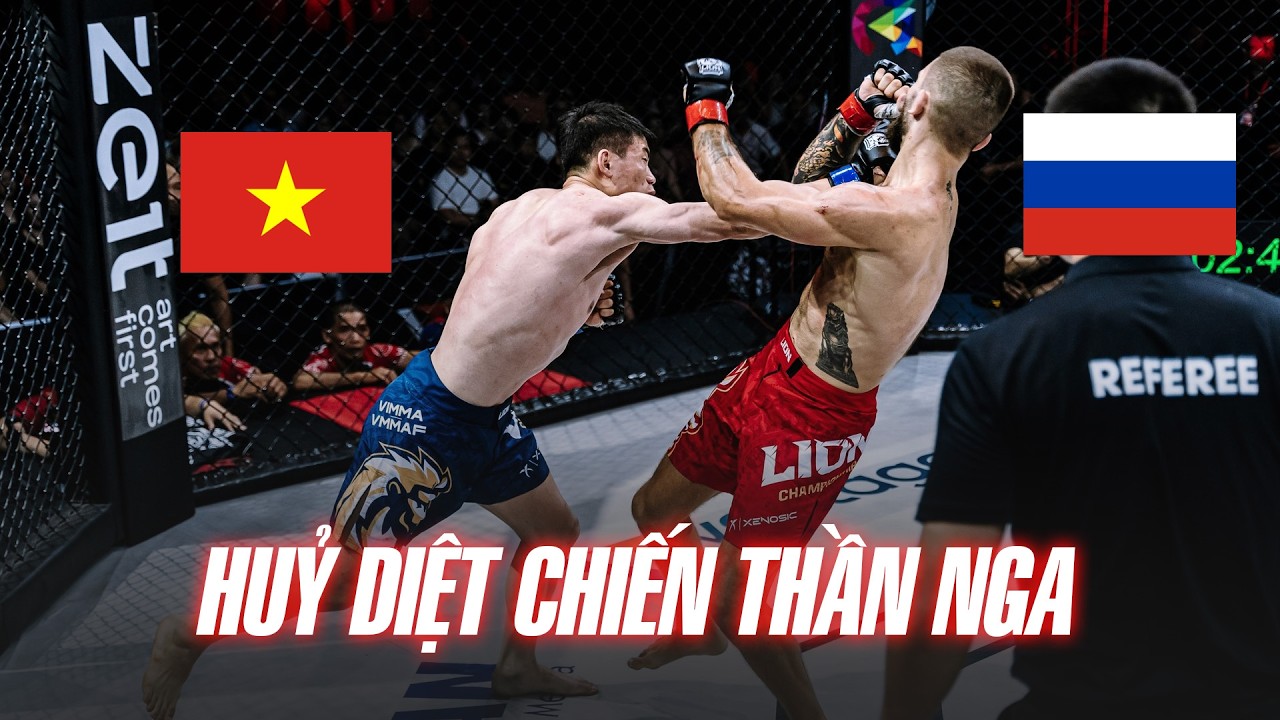 🔥10 Phút CHẤN ĐỘNG Quàng Văn Minh HUỶ DIỆT CHIẾN THẦN NGA trước sự bàng hoàng của khán giả