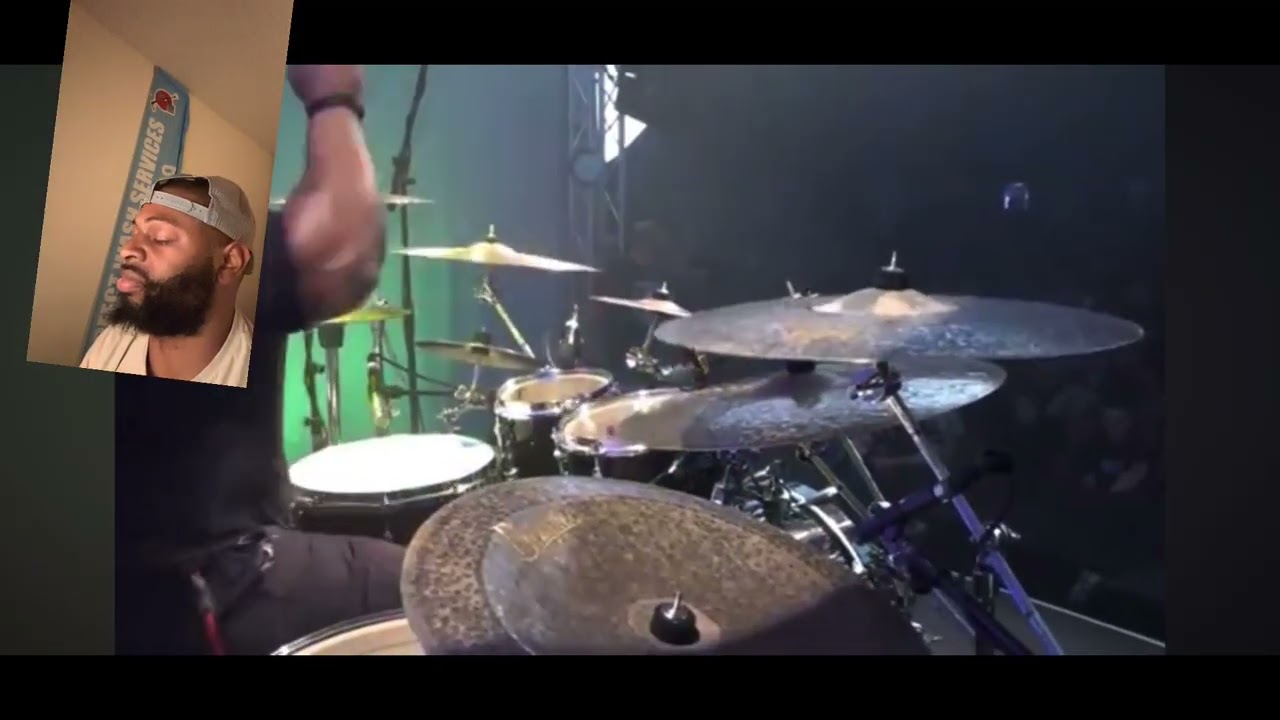 Chris Coleman’s awesome drum reaction video! #drummer #chriscoleman#bestreactionvideo 