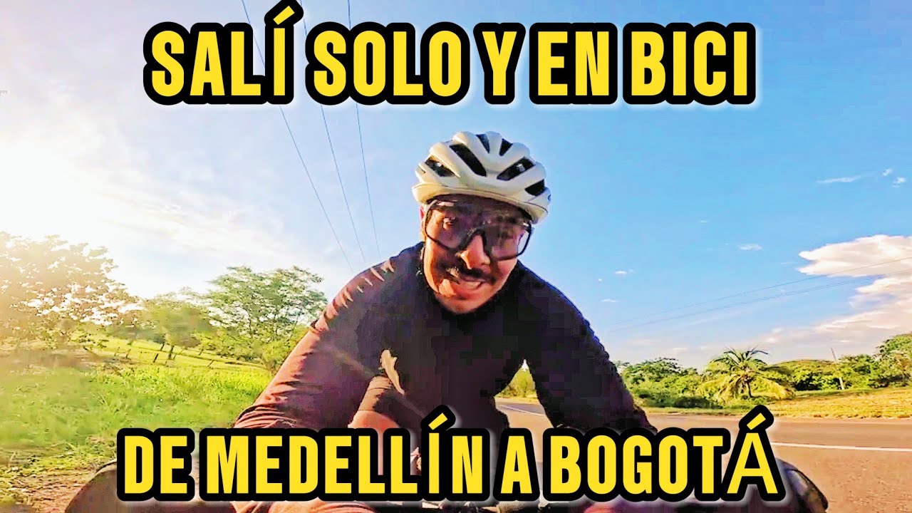 MEDELLÍN BOGOTÁ EN BICICLETA 😱😱😱 Así está la vía!!