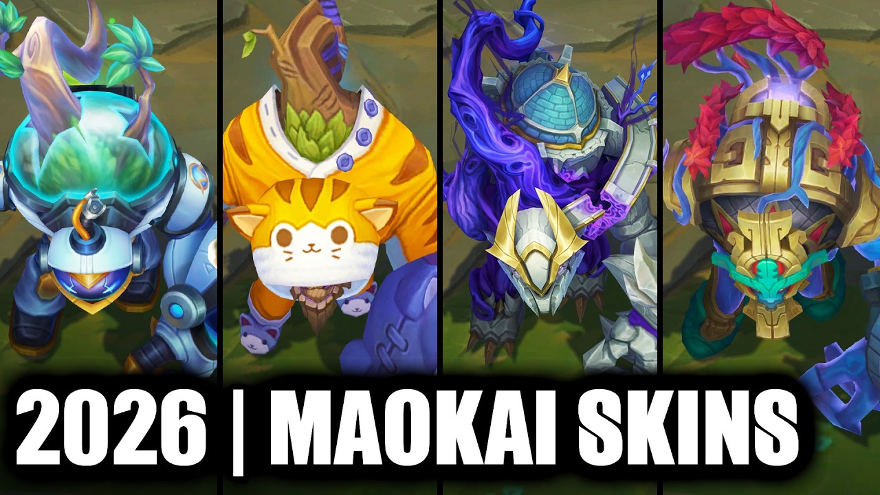 ALL MAOKAI SKINS SPOTLIGHT 2026 | League of Legends