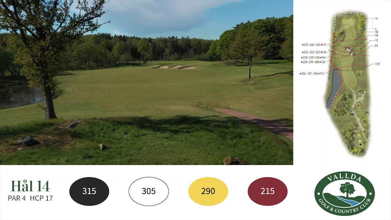 H&aring;l 14 Vallda Golf & Country Club