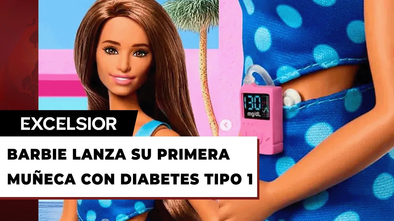 Inclusión con estilo y corazón; Barbie lanza su primera muñeca con diabetes tipo 1