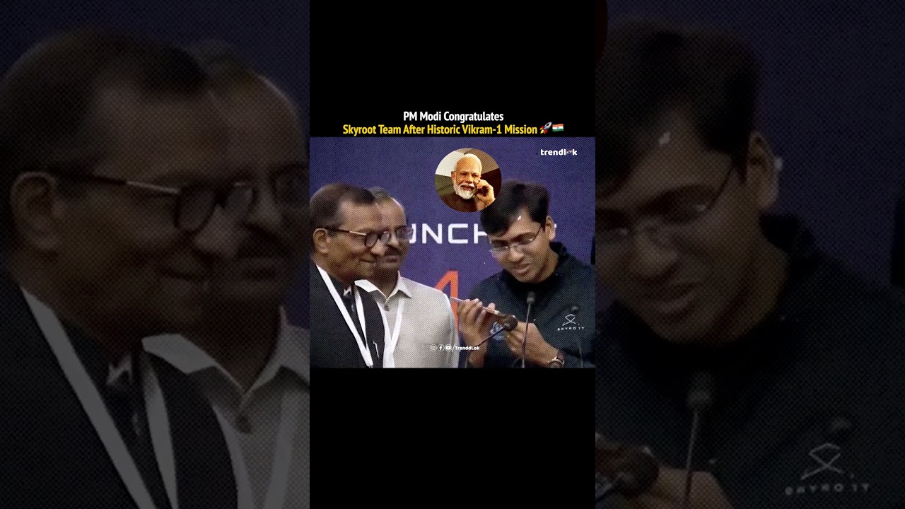 Prime Minister Personally Congratulates Team On Historic Private Vikram-1 Launch!