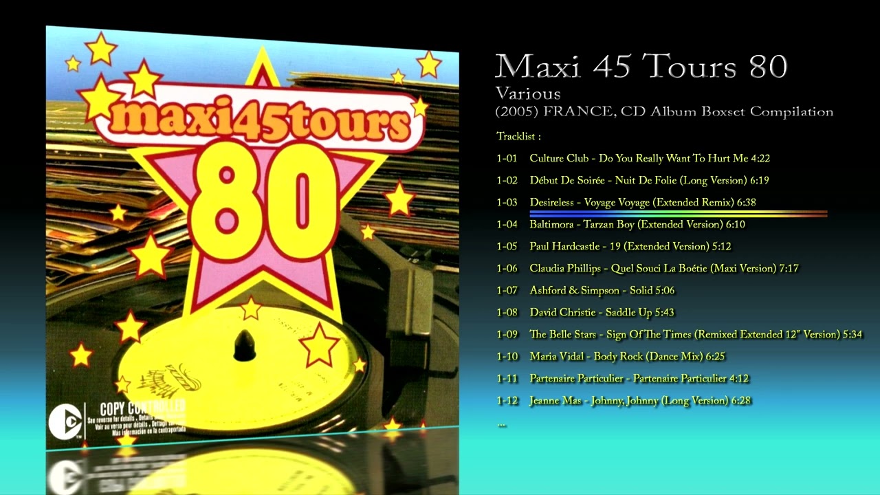 Maxi 45 Tours 80 (2005) Various [CD Boxset, Copy Controlled]