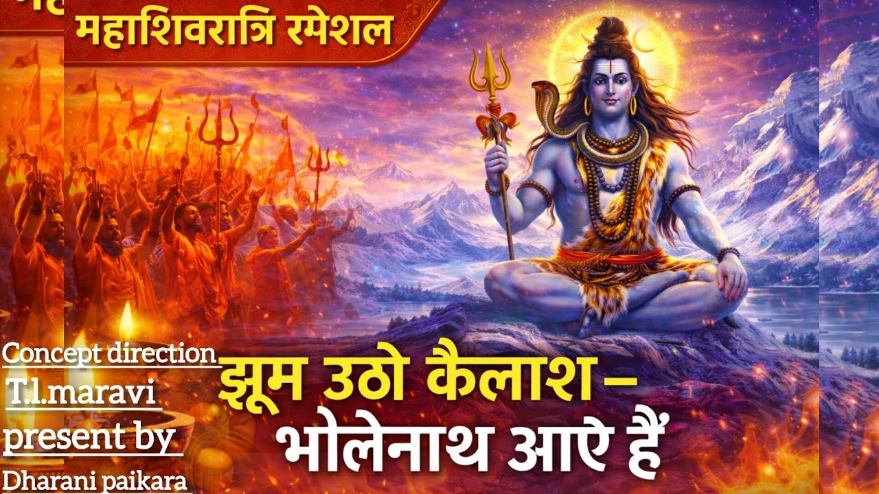 Jhoom Uthe Kailash – Bholenath Aaye Hain | Maha Shivratri Special Bhajan | Dharni Paikara 2026 !