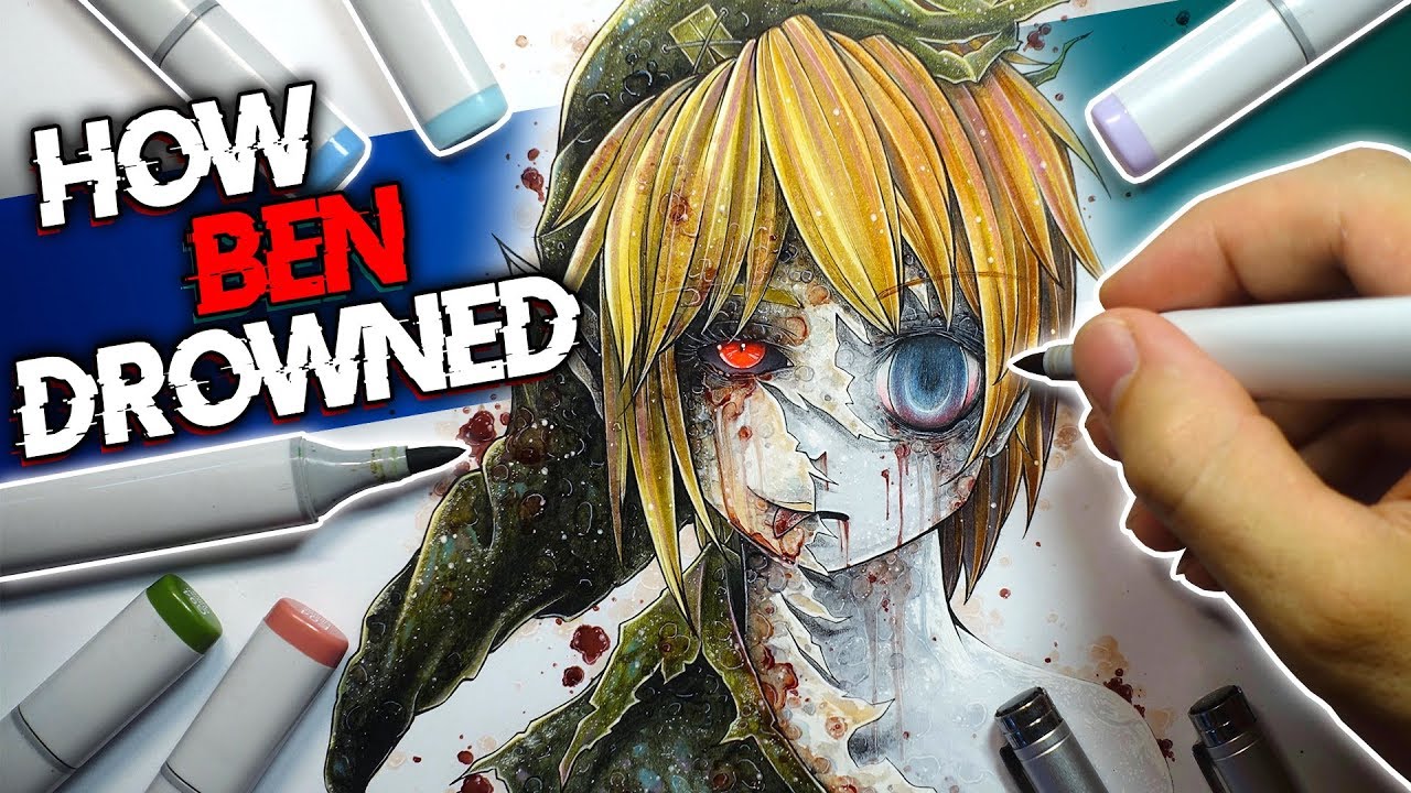 The True Story of Ben Drowned | Creepypasta + Drawing