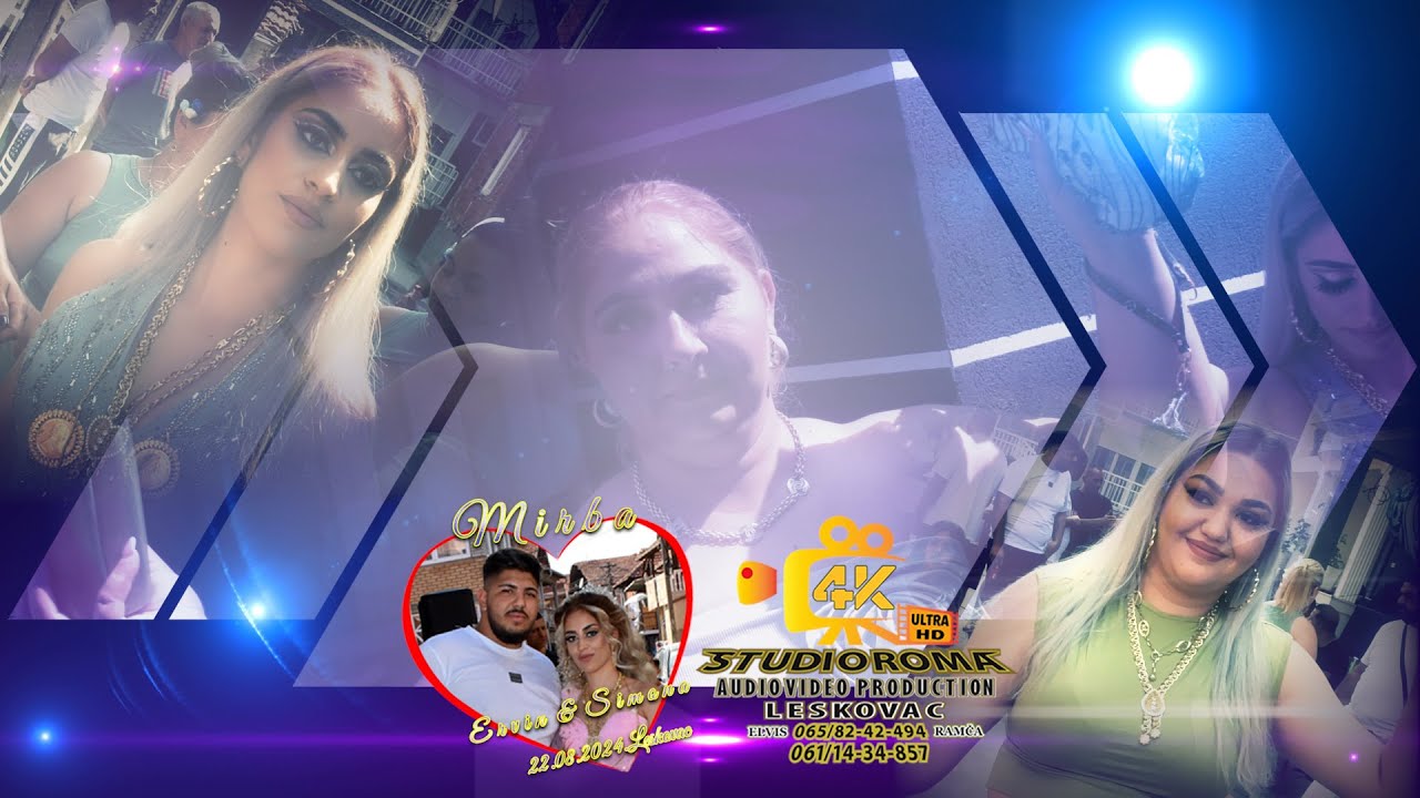 MIRBA ERVIN & SIMONA PART1 22.08.2024.LESKOVAC VIDEO PRODUCTION STUDIO ROMA ELVIS 4K LESKOVAC