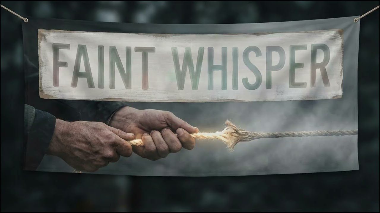 faint whisper