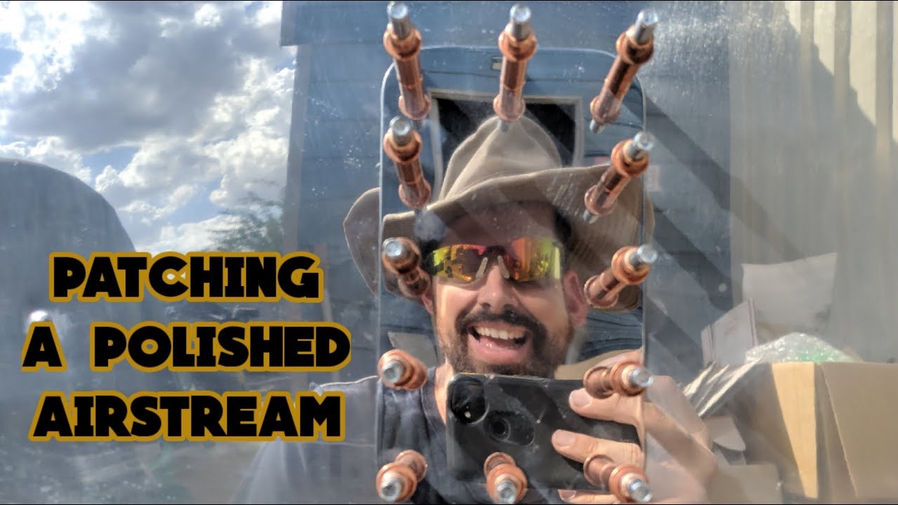 Ремонт поврежденного Airstream с помощью заплатки