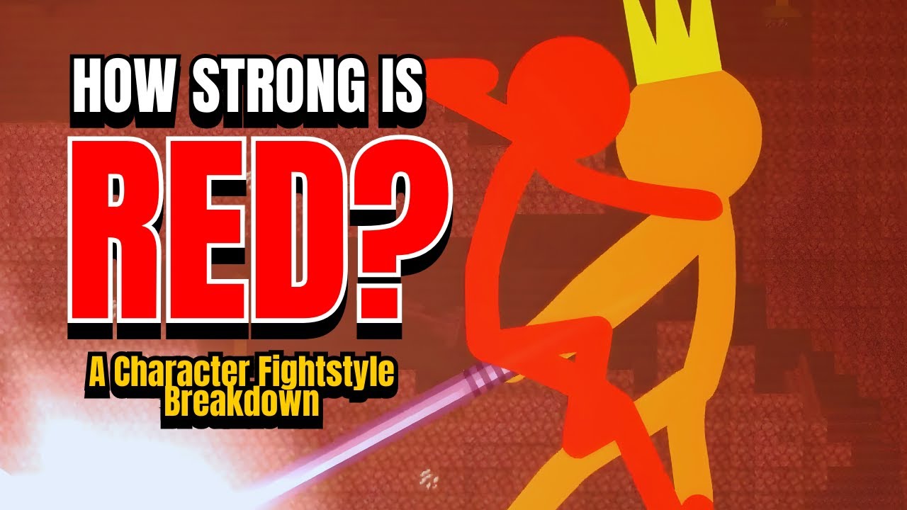 How Strong Is Red- Character Fight-Style Breakdown! (Animation vs Minecraft/Animator vs Animation)