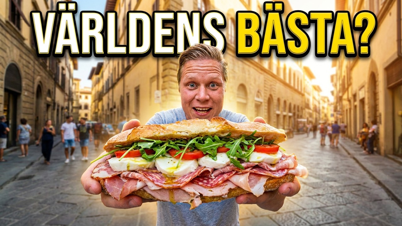 Världens godaste smörgås? Vi testar den i Florens 🇮🇹