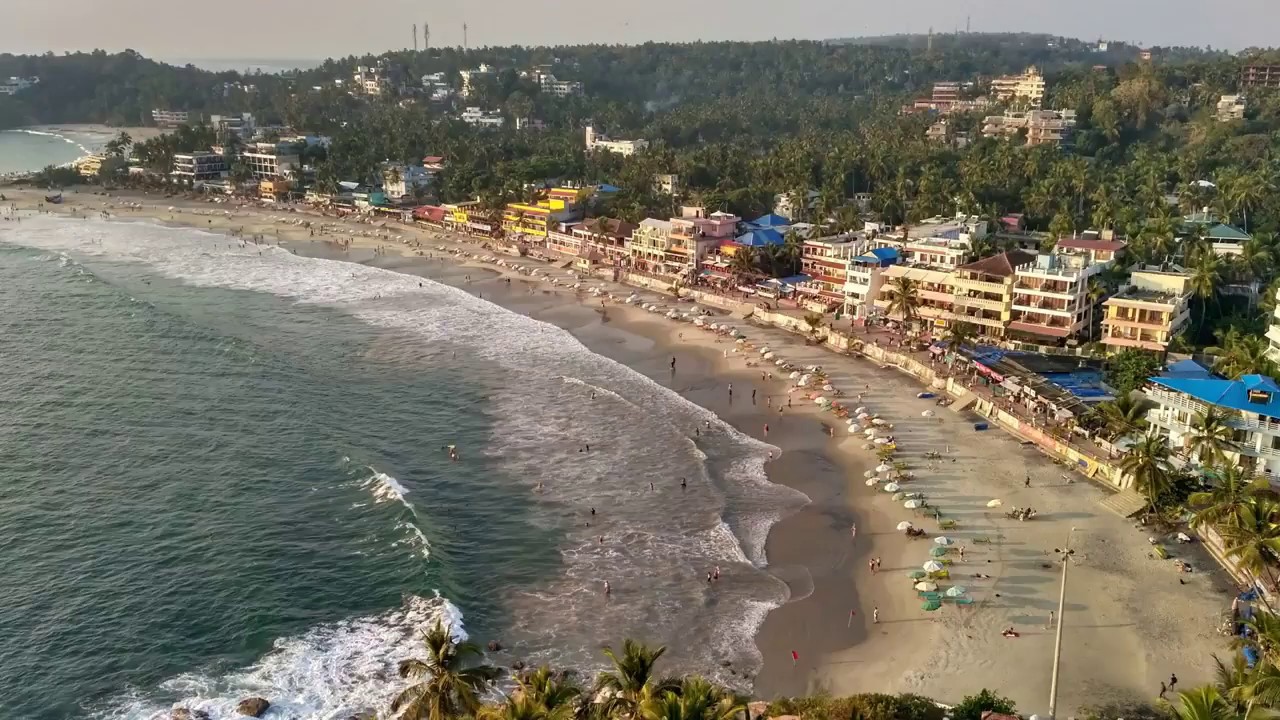 How we found Kovalam from the Light House beach Tower