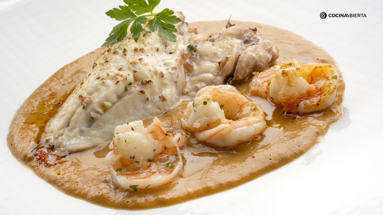 Itsaskabra con salsa de mejillones y langostinos, receta de Karlos Arguiñano