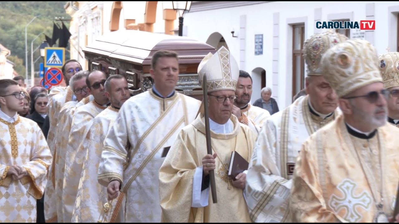 Cardinalul Lucian, depus în Catedrala Greco Catolică Blaj