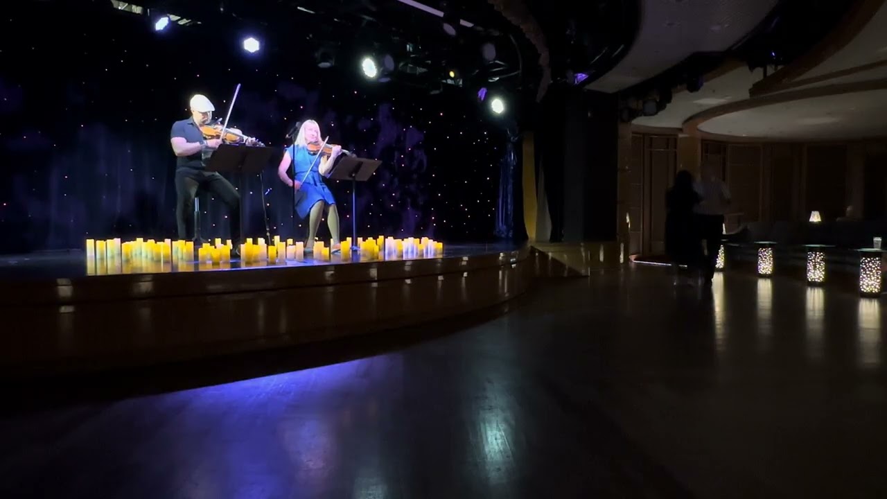 Royal Princess, March 2026. Simon and Olga - Candlelight. Titanic, a Waltz