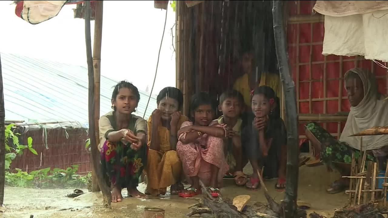 Monsoon floods threaten Rohingya refugee camps