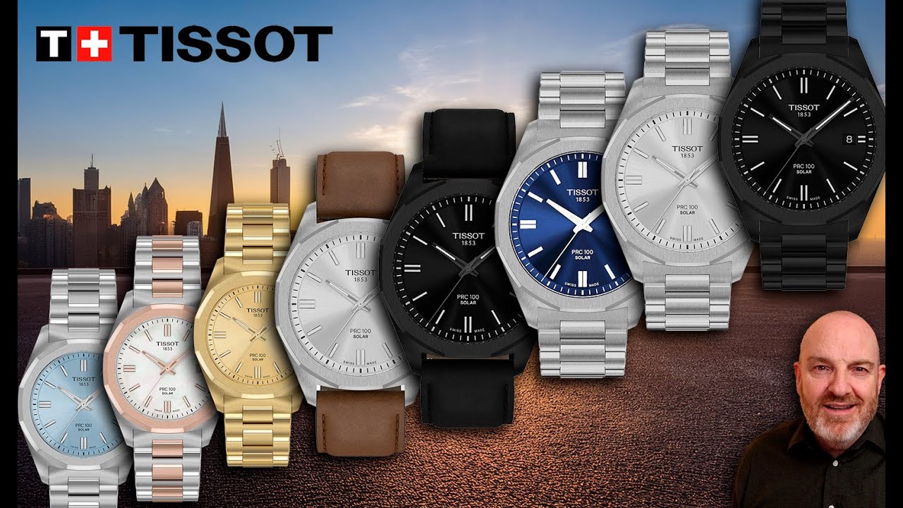 Tissot PRC 100 Solar 39 y 34 mm