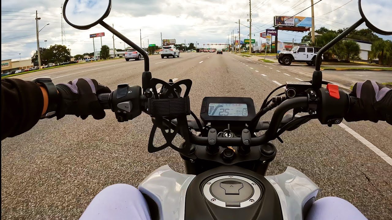 FIRST TIME on the main road on my HONDA GROM!