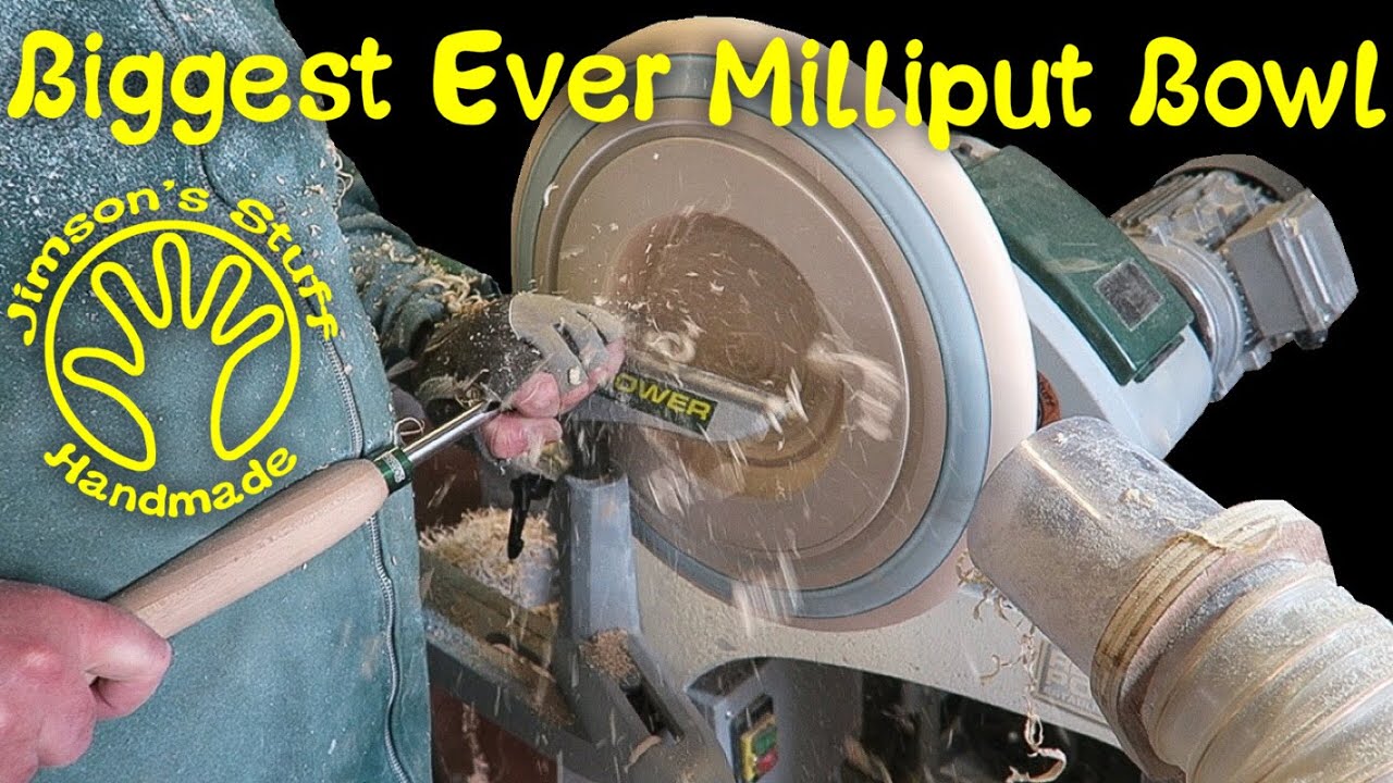 Woodturning My Biggest Ever Milliput Bowl