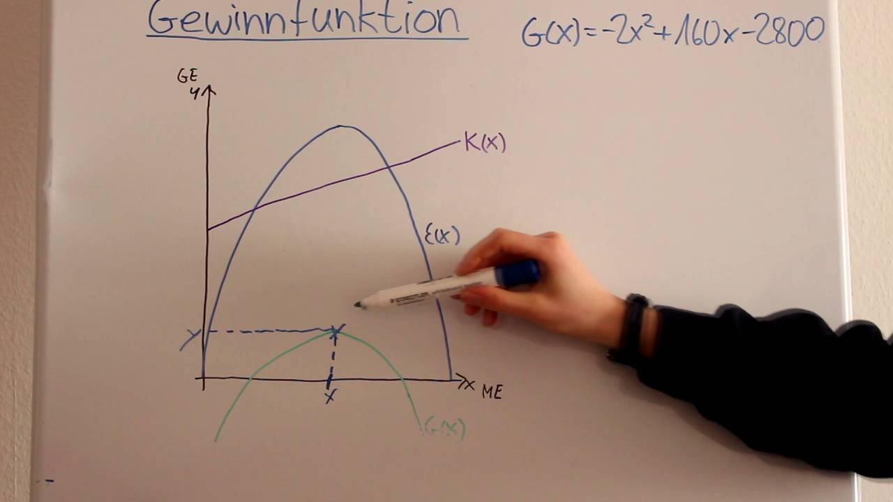 Mathe Tutorial - 02 - Gewinnfunktion